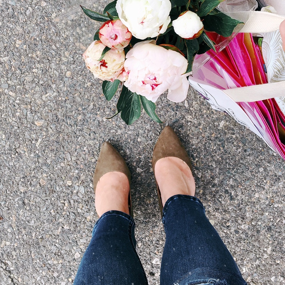 ARMY GREEN Pumps COMFORTABLE and CLASSIC